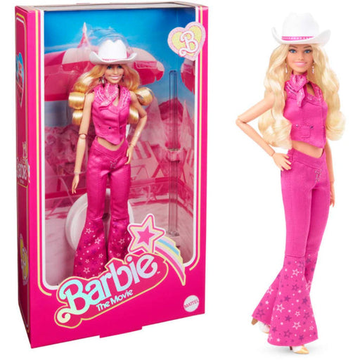 Barbie the Movie Collectible Doll, Margot Robbie As Barbie In Pink Western Outfit-Dolls-Barbie-Toycra