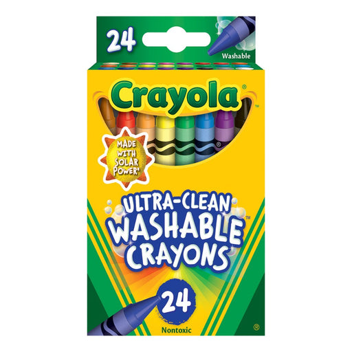 Crayola Ultra-Clean Washable Crayons, 24 Count-Arts & Crafts-Crayola-Toycra