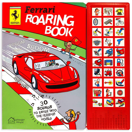 Ferrari Roaring Sound Book-Sound Book-WH-Toycra