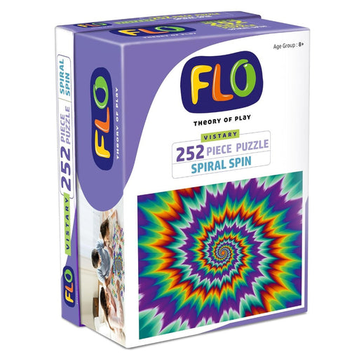 Flo Spiral Spin Puzzle - 252 Pieces-Puzzles-Flo-Toycra