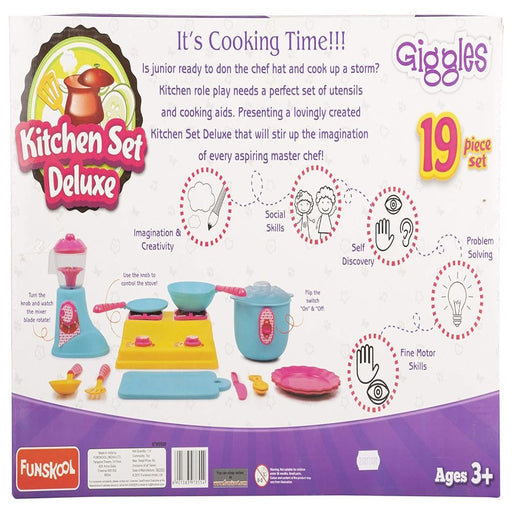 Giggles Kitchen Set Deluxe-Pretend Play-Giggles-Toycra