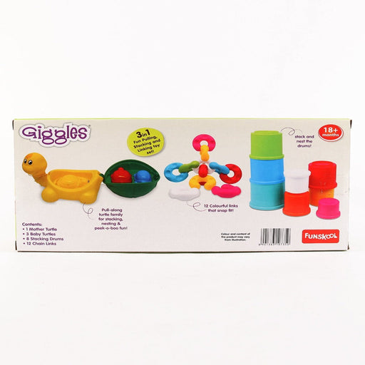 Giggles Pull Stack 'N Link Toy Set-Learning & Education-Giggles-Toycra