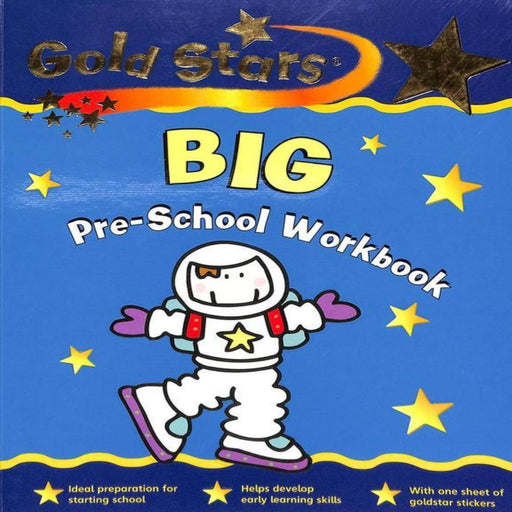 Gold Stars Big Pre-School Workbook-Activity Books-SBC-Toycra