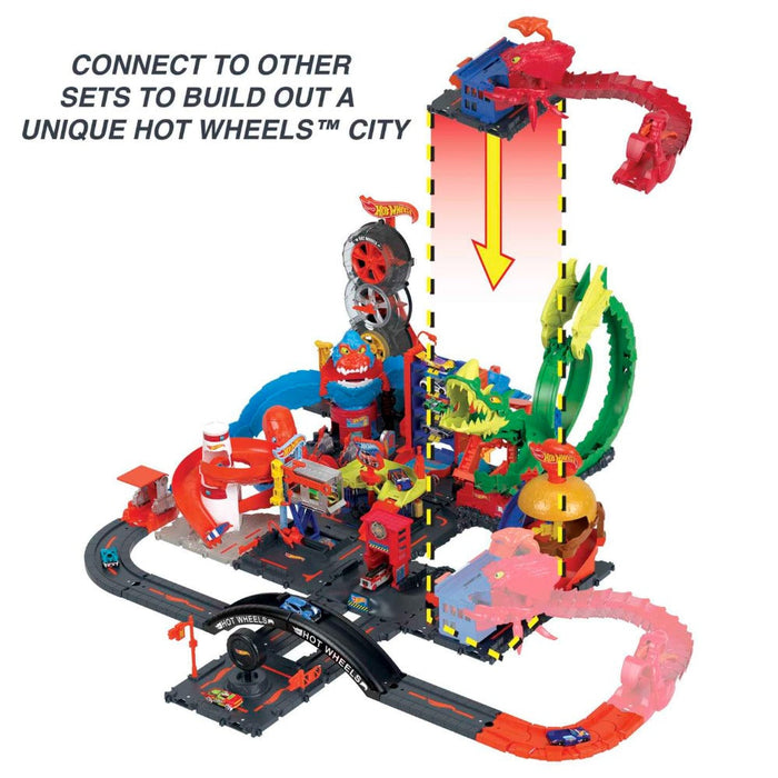 Hot Wheels City Scorpion Flex Attack-Action & Toy Figures-Hot Wheels-Toycra