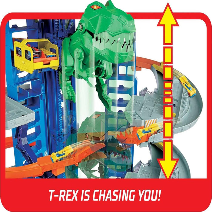 Hot Wheels Ultimate Garage 2 Moving T-Rex Dinosaur-Vehicles-Hot Wheels-Toycra