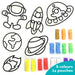 ImagiMake Clay Stickers-Arts & Crafts-Imagimake-Toycra