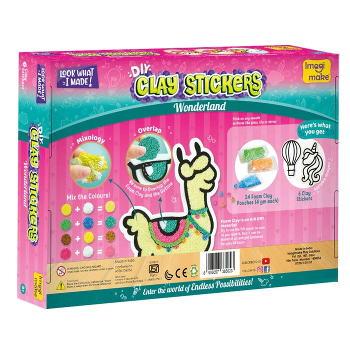 ImagiMake Clay Stickers-Arts & Crafts-Imagimake-Toycra