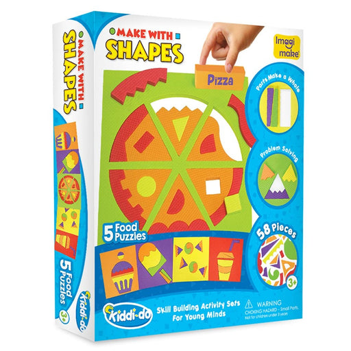 Imagimake Make with Shapes - Food Theme-Learning & Education-Imagimake-Toycra