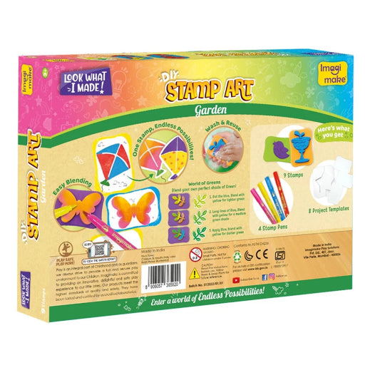 Imagimake Stamp Art - Garden-Arts & Crafts-Imagimake-Toycra