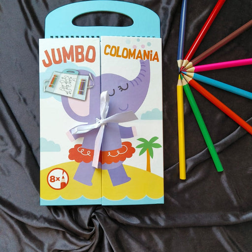 Jumbo Colomania Colouring Book-Activity Books-Bwe-Toycra