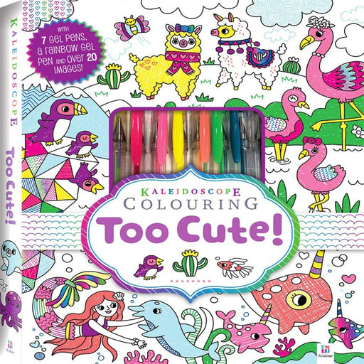Kaleidoscope Colouring : Too Cute!-Activity Books-SBC-Toycra