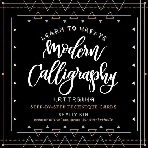 Learn to Create Modern Calligraphy Lettering-Flash Cards-SBC-Toycra