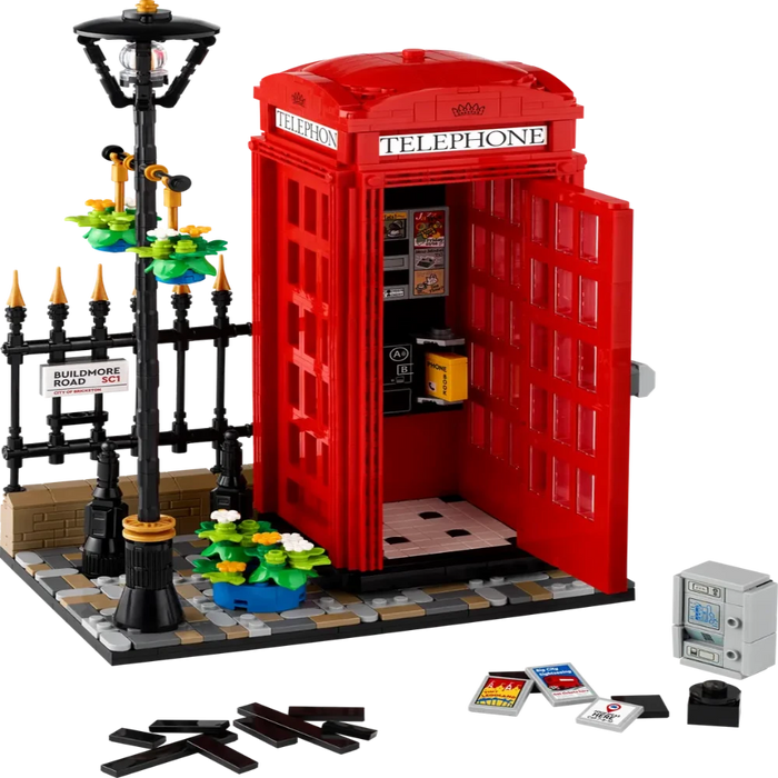 Lego 21347 Ideas Red London Telephone Box (1460 Pieces)-Construction-LEGO-Toycra