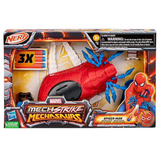 Marvel Mech Strike Mechasaurs Spider-Man Arachno Blaster-Action & Toy Figures-Marvel-Toycra