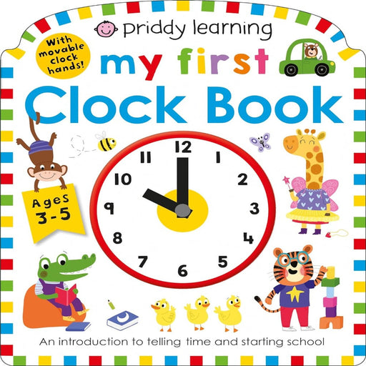 My First Clock Book-Board Book-Pan-Toycra