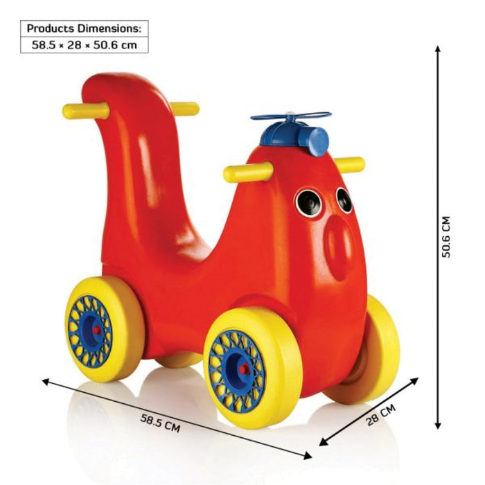 Ok Play Scoot Hoot – Red-Ride Ons-Ok Play-Toycra