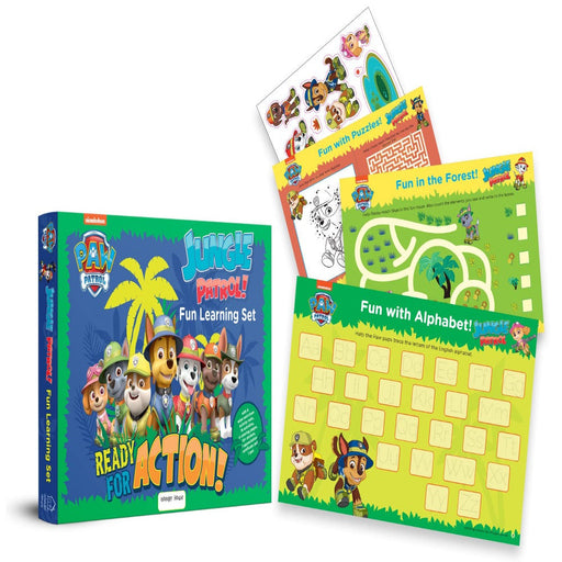 Paw Patrol : Jungle Patrol! Fun Learning Set-Activity Books-WH-Toycra