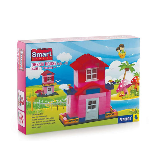 Peacock Dream House Smart Blocks Set (157 Pieces)-Construction-Peacock-Toycra
