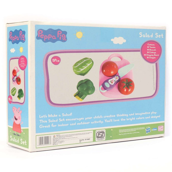 Peppa Pig Salad Set Of 5 Pieces-Pretend Play-Peppa Pig-Toycra