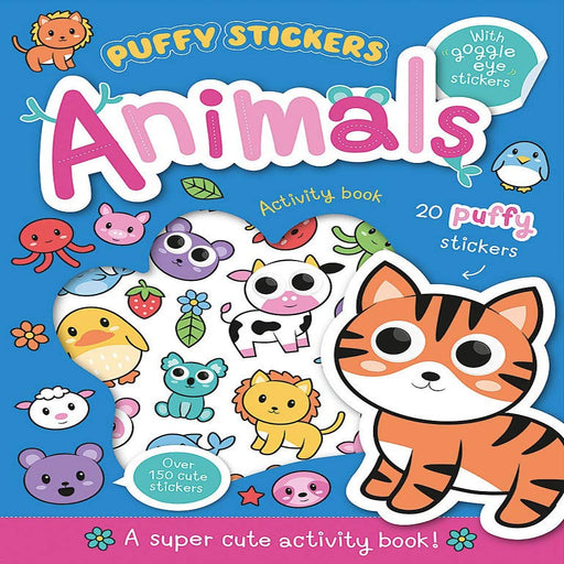 Puffy Sticker Animals-Sticker Book-Toycra Books-Toycra