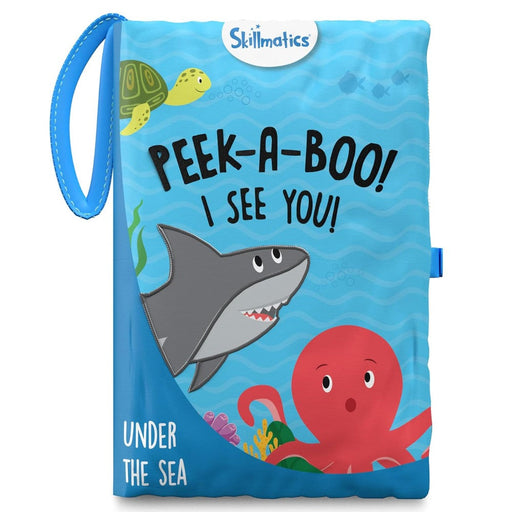 Skillmatics Peek-A-Boo - Under The Sea Soft Cloth Book-Cloth Book-Skillmatics-Toycra
