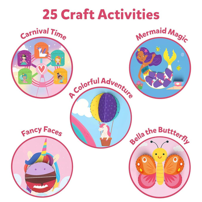 Skillmatics Snip, Snip Unicorn & Princesses Art & Craft Activity Kit-Arts & Crafts-Skillmatics-Toycra