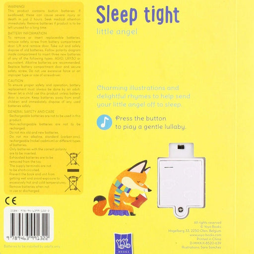 Sleep Tight : Little Angel-Sound Book-Toycra Books-Toycra