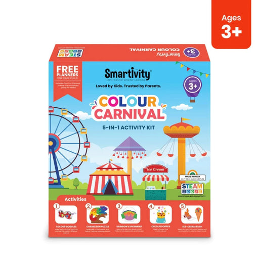 Smartivity Colour Carnival 5 In 1 Activity Kit-Learning & Education-Smartivity-Toycra