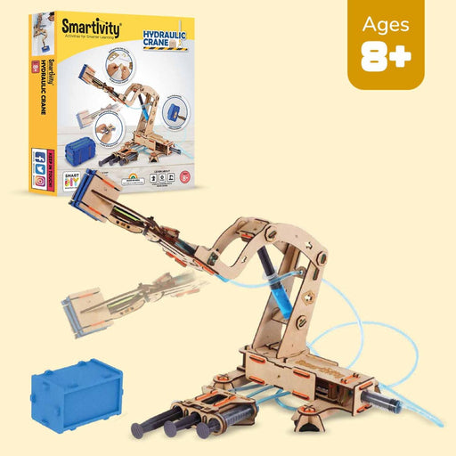 Smartivity Hydraulic Crane-STEM toys-Smartivity-Toycra