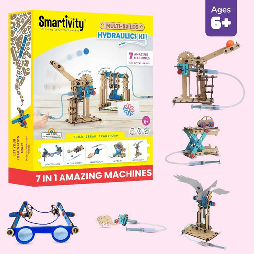 Smartivity Multi-Builds Hydraulics Kit-STEM toys-Smartivity-Toycra