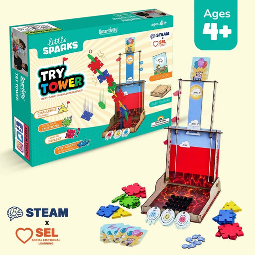 Smartivity Try Tower Building Kit-STEM toys-Smartivity-Toycra