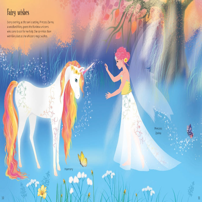 Sticker Dolly Dressing Rainbow Unicorns-Sticker Book-Usb-Toycra