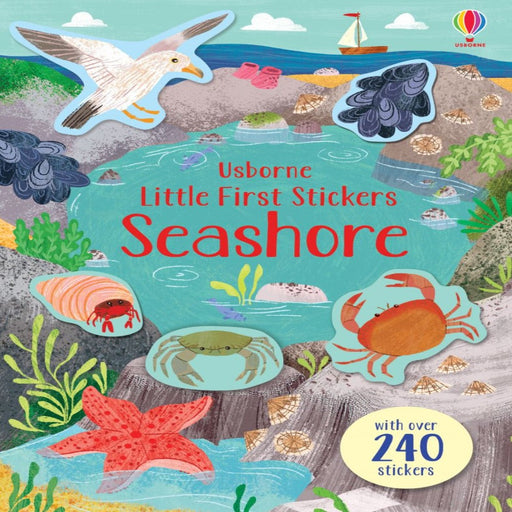 Usborne Little First Stickers Seashore-Sticker Book-Usb-Toycra