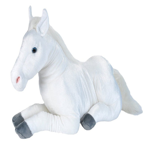 Wild Republic Jumbo White Horse-Soft Toy-Wild Republic-Toycra
