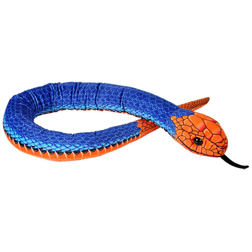 Wild Republic Sublimation Printed Real Blue Coral Snake - 54 Inch-Soft Toy-Wild Republic-Toycra