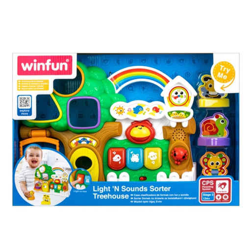 Winfun Light 'N Sounds Sorter Treehouse-Learning & Education-Winfun-Toycra