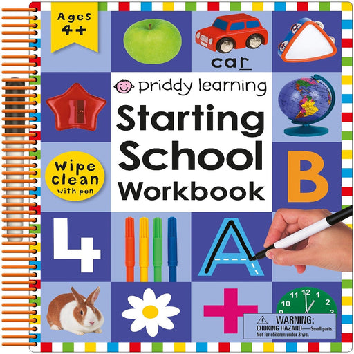 Wipe Clean : Starting School Workbook-Activity Books-RBC-Toycra