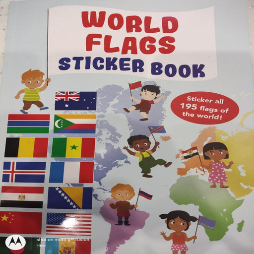 World Flag Sticker Book-Sticker Book-Toycra Books-Toycra