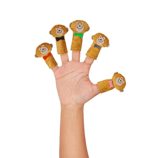 Eduedge Five Little Monkeys Finger Puppets-Learning & Education-EduEdge-Toycra