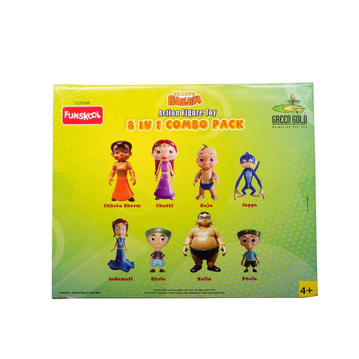 Funskool Chhota Bheem 8 IN 1 Combo Pack-Action & Toy Figures-Funskool-Toycra