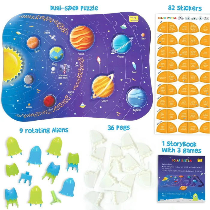 Imagimake Mapology Solar System Puzzle-Puzzles-Imagimake-Toycra