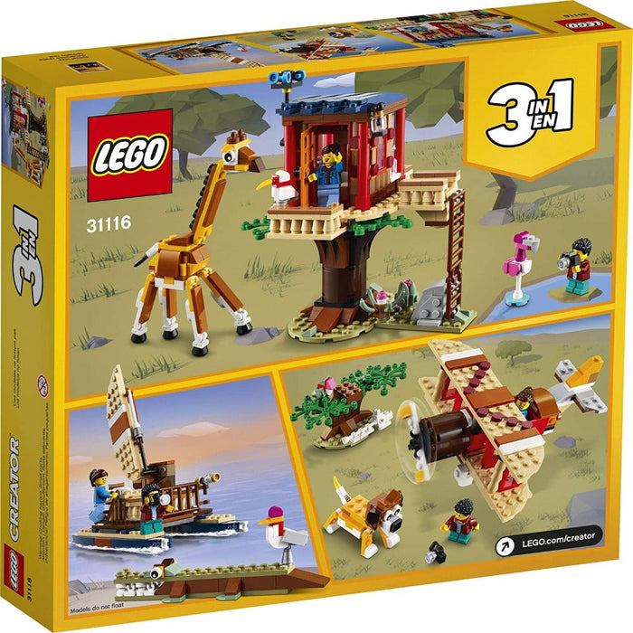LEGO 31116 Creator 3in1 Safari Wildlife Tree House - 397 Pieces-Construction-LEGO-Toycra