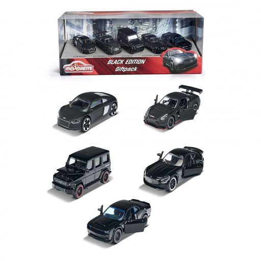 Majorette Black Edition 5 Pieces Giftpack-Vehicles-Majorette-Toycra