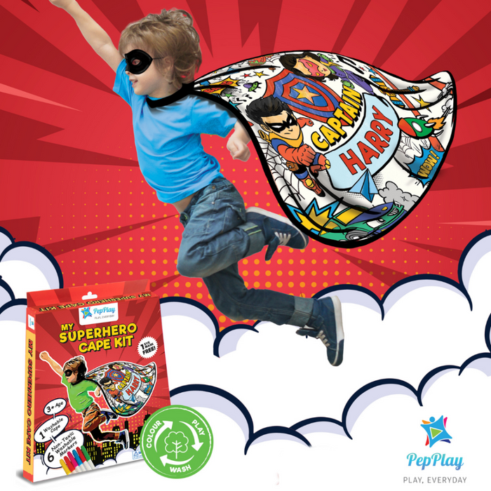 PepPlay My Super Hero Cape Kit-Arts & Crafts-PepPlay-Toycra