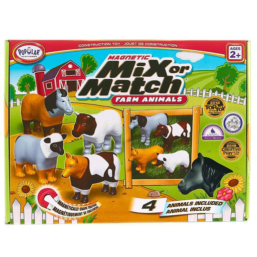 Popular Playthings Mix or Match Animals Farm-Construction-Popular Playthings-Toycra