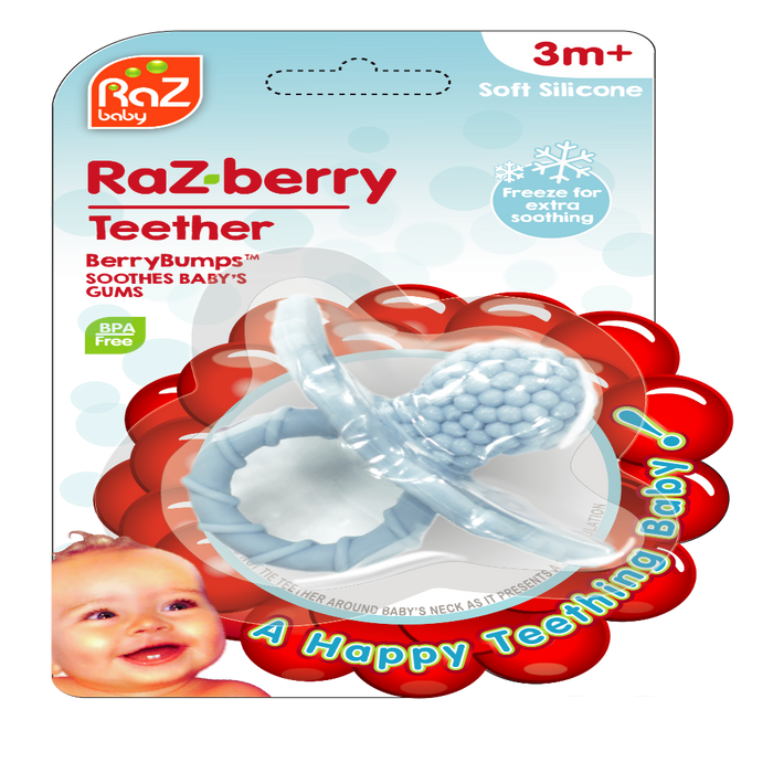 RaZbaby RaZberry Teether Single Pack-Teethers-RaZbaby-Toycra