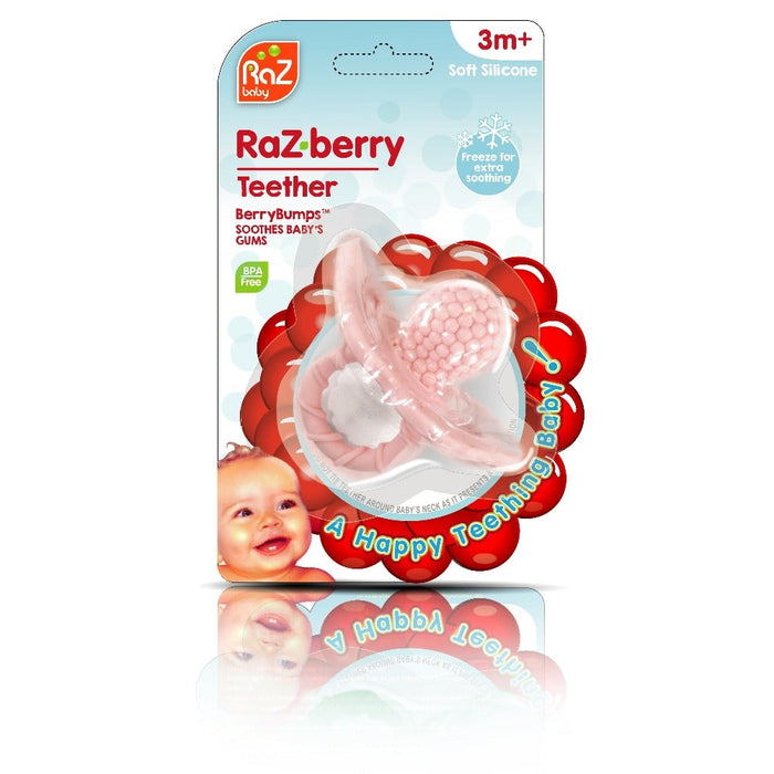 RaZbaby RaZberry Teether Single Pack-Teethers-RaZbaby-Toycra