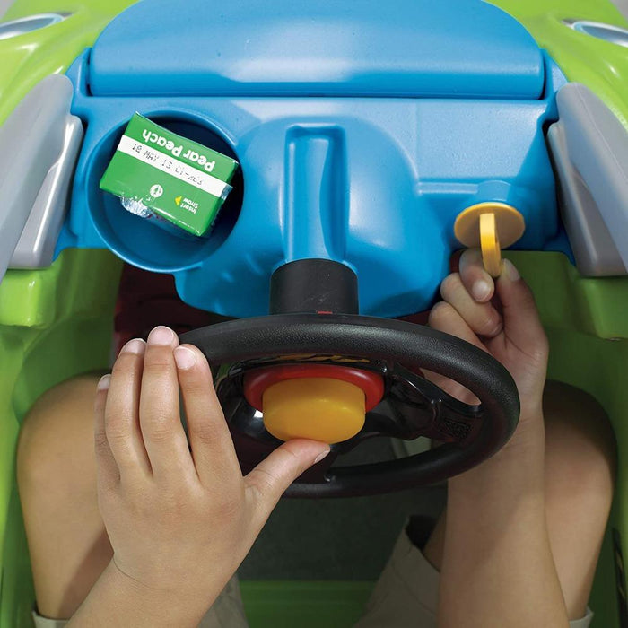 Step2 Easy Turn Coupe (Green)-Outdoor Toys-Step2-Toycra