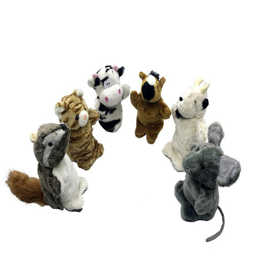 Toy Park Hand Puppets Domestic Animals Set of 6-Soft Toy-Toy Park-Toycra