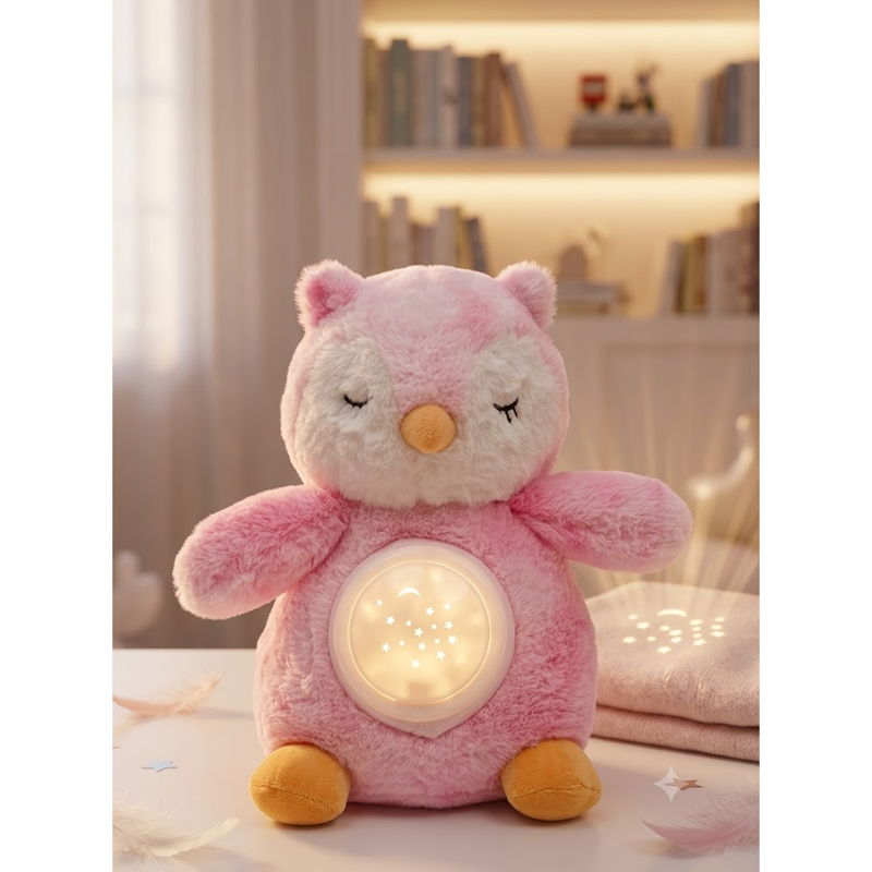 Mirada 30cm Kiki Lullaby Owl – Tie Dye Pink